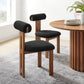Torian Boucle Fabric Dining Chair Set of 2 by Modway | Dining Chairs | Modishstore - 18