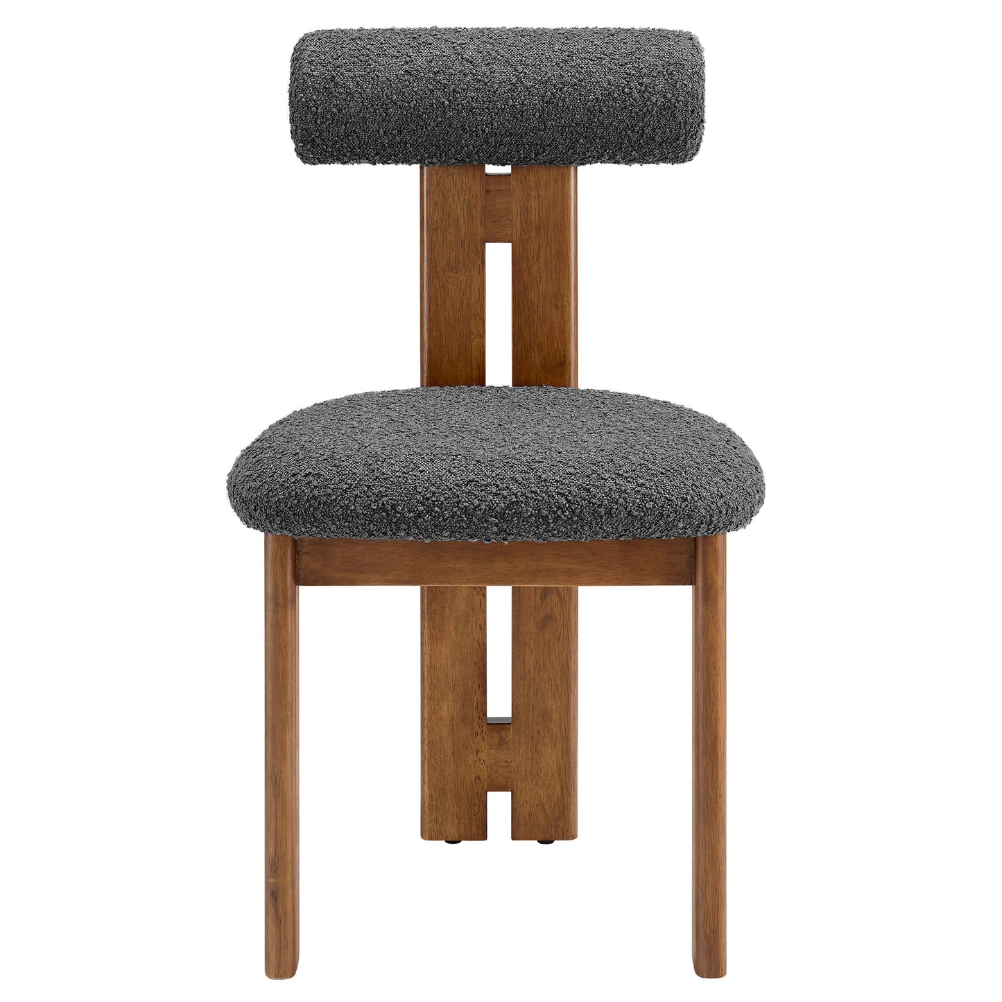 Torian Boucle Fabric Dining Chair Set of 2 by Modway | Dining Chairs | Modishstore - 25