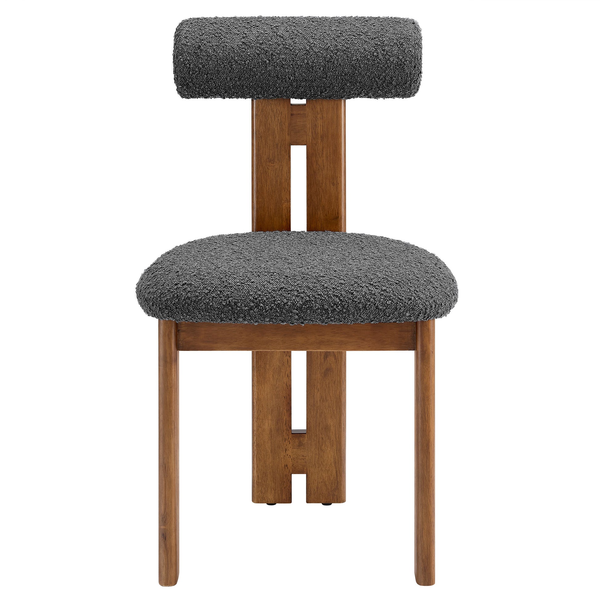 Torian Boucle Fabric Dining Chair Set of 2 by Modway | Dining Chairs | Modishstore - 25