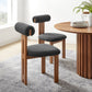 Torian Boucle Fabric Dining Chair Set of 2 by Modway | Dining Chairs | Modishstore - 28