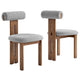 Torian Boucle Fabric Dining Chair Set of 2 by Modway | Dining Chairs | Modishstore - 31