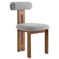 Torian Boucle Fabric Dining Chair Set of 2 by Modway | Dining Chairs | Modishstore - 32