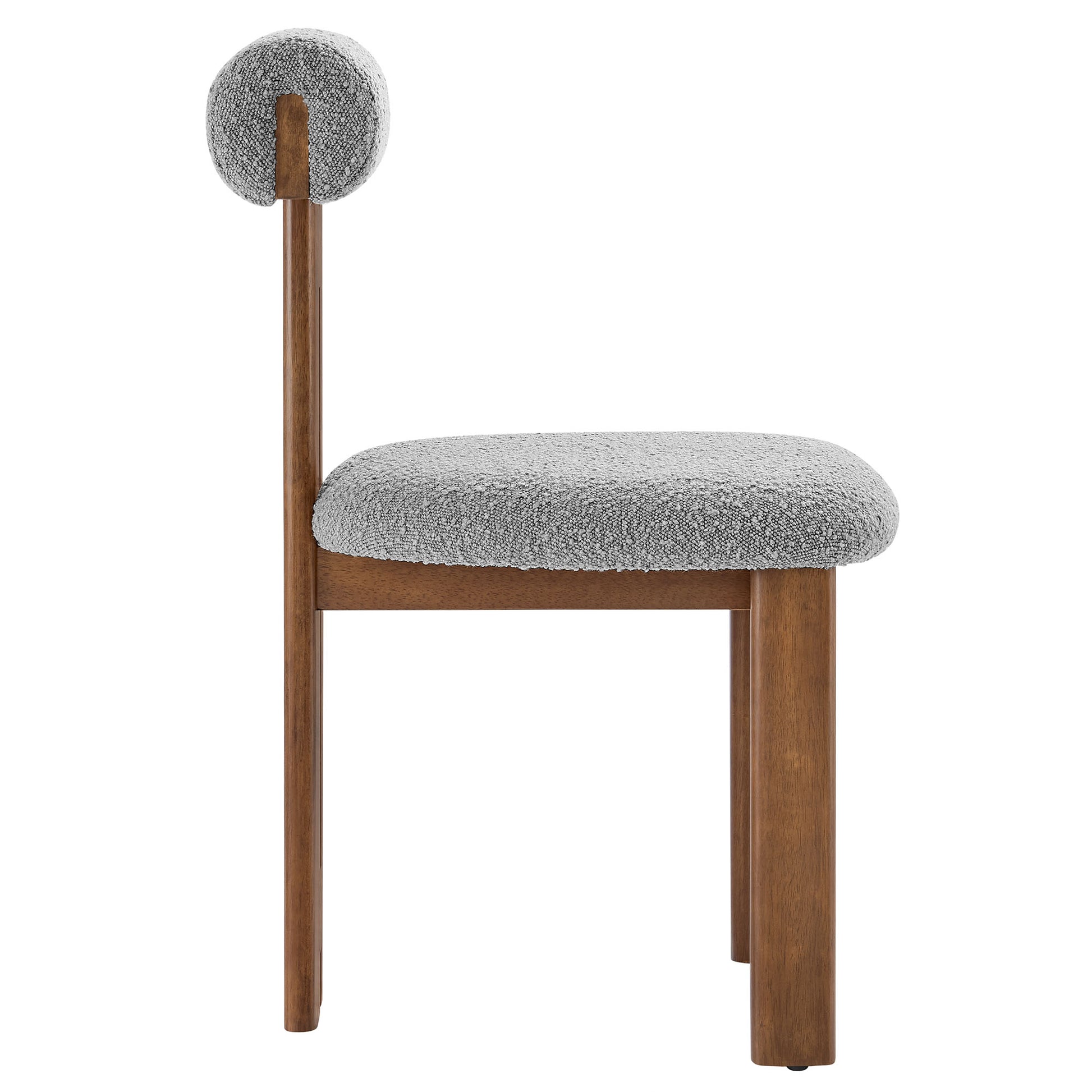 Torian Boucle Fabric Dining Chair Set of 2 by Modway | Dining Chairs | Modishstore - 33