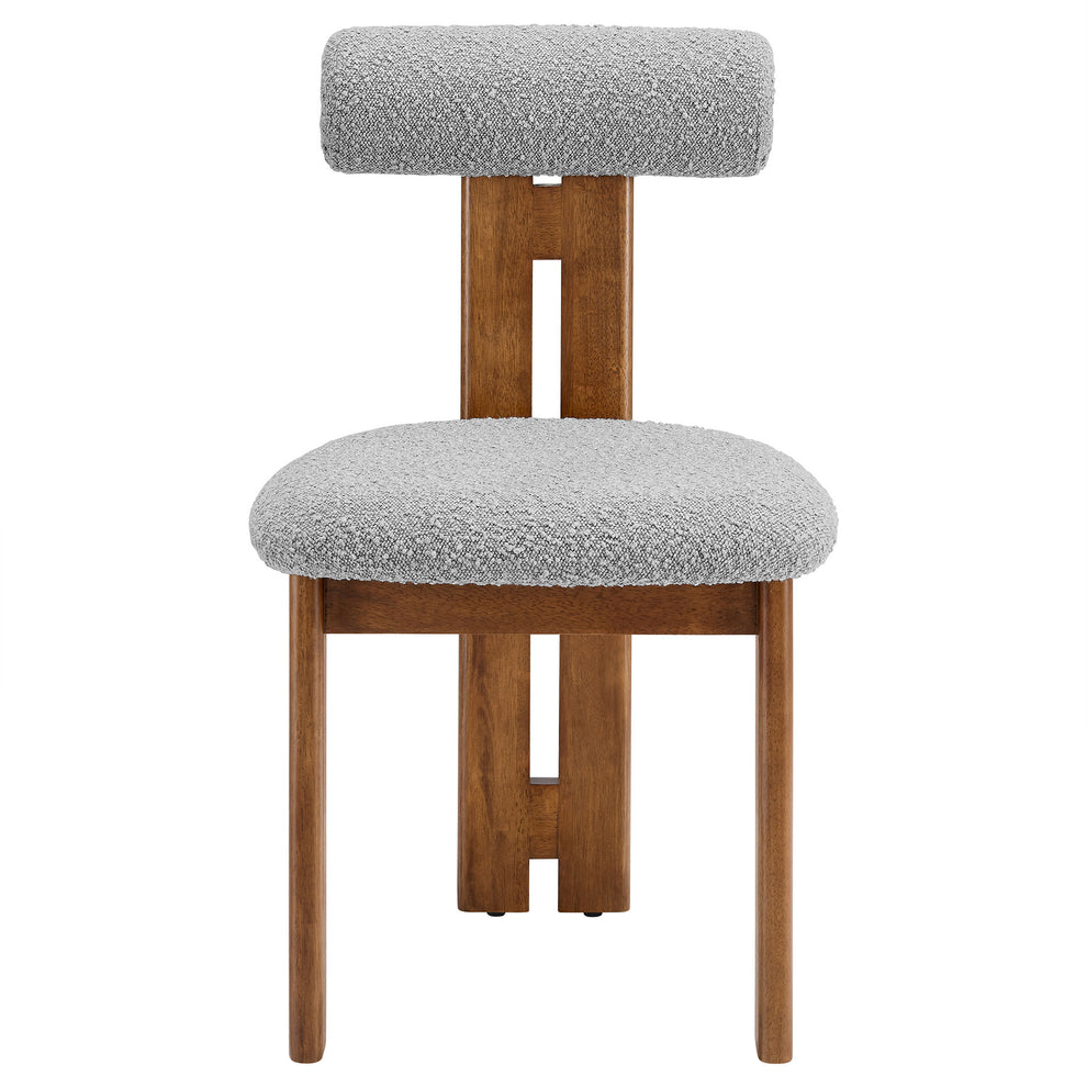 Torian Boucle Fabric Dining Chair Set of 2 by Modway | Dining Chairs | Modishstore - 35
