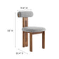 Torian Boucle Fabric Dining Chair Set of 2 by Modway | Dining Chairs | Modishstore - 40