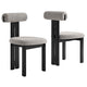 Torian Boucle Fabric Dining Chair Set of 2 by Modway | Dining Chairs | Modishstore - 41