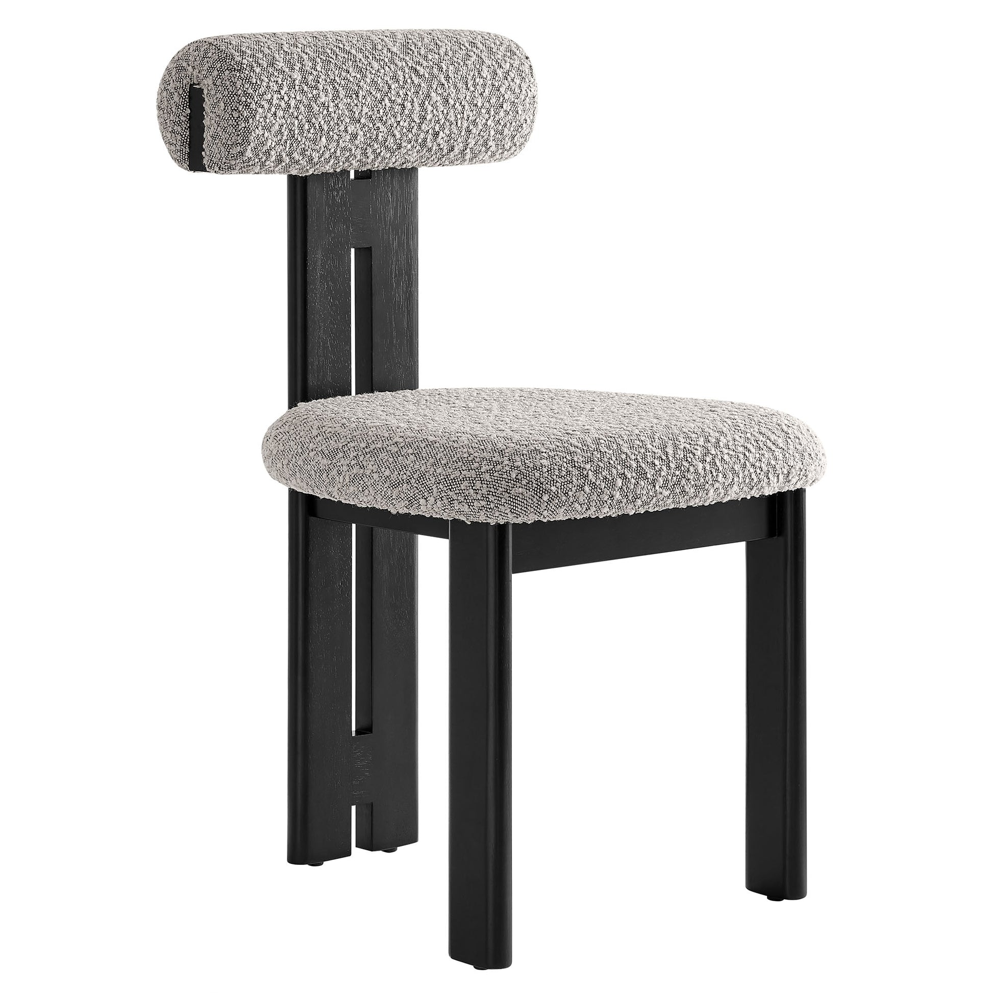 Torian Boucle Fabric Dining Chair Set of 2 by Modway | Dining Chairs | Modishstore - 42