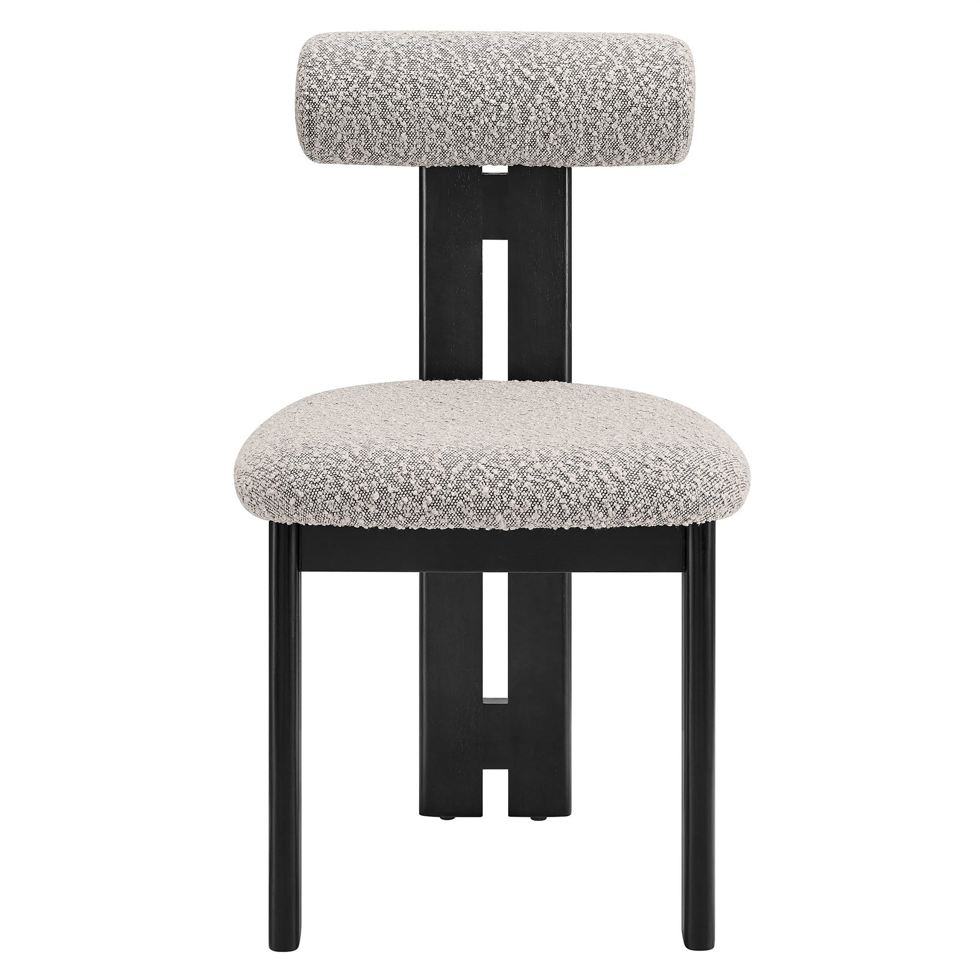 Torian Boucle Fabric Dining Chair Set of 2 by Modway | Dining Chairs | Modishstore - 45