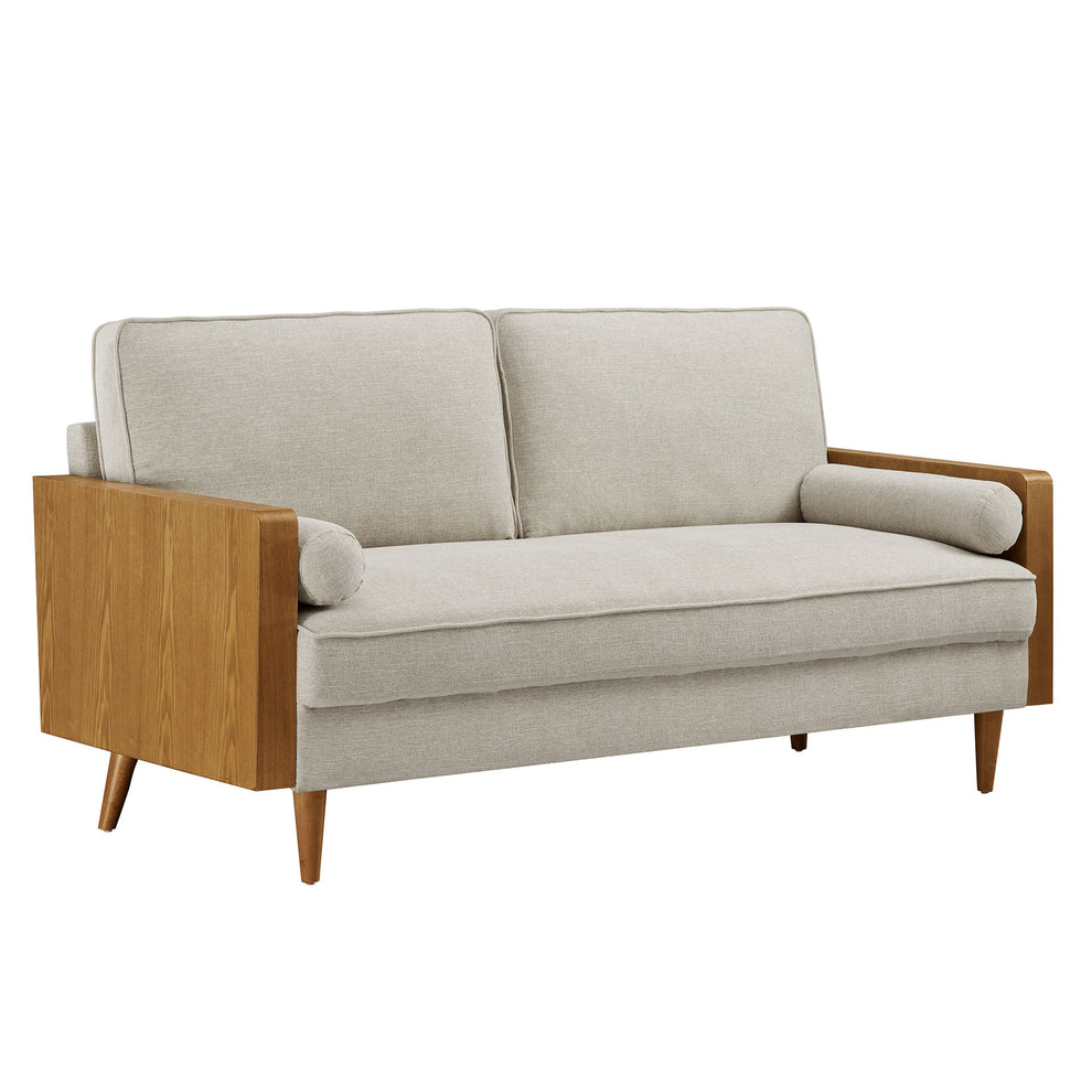 Kellan Heathered Fabric Upholstered Sofa by Modway | Sofas | Modishstore - 2