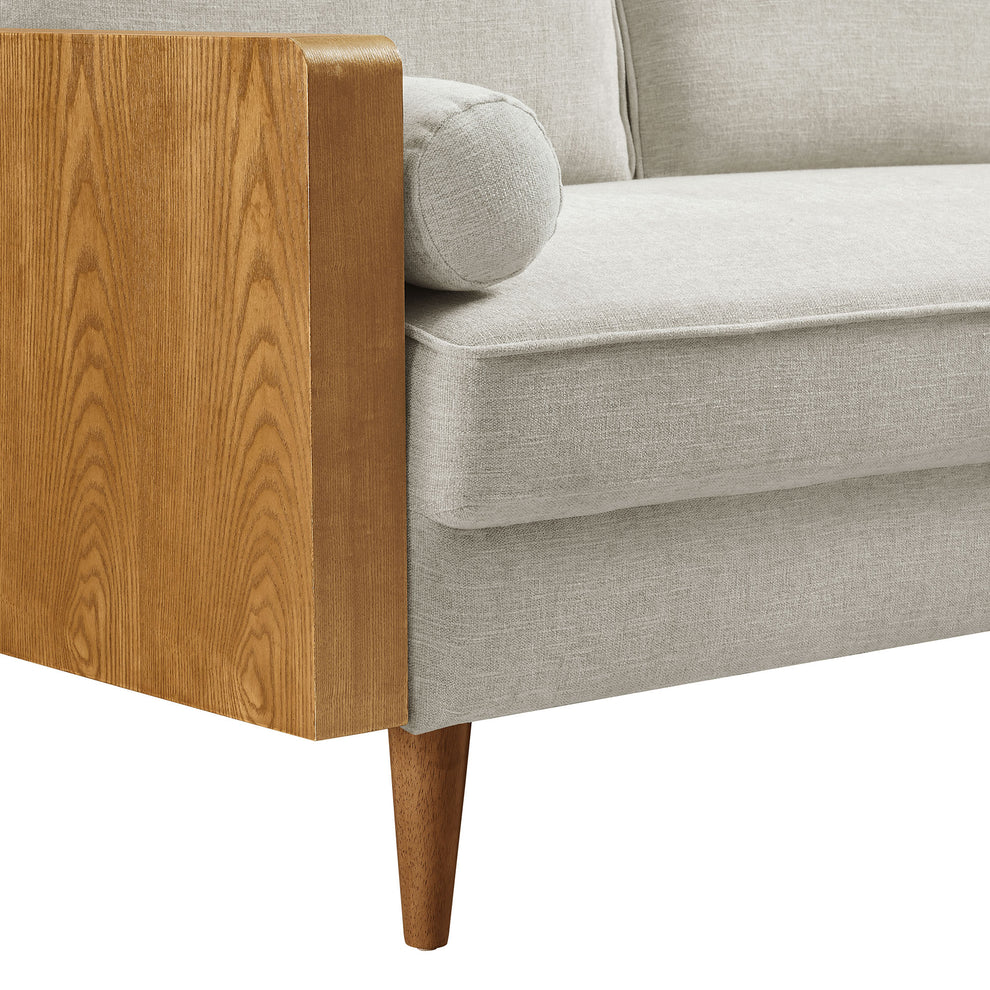 Kellan Heathered Fabric Upholstered Sofa by Modway | Sofas | Modishstore - 6