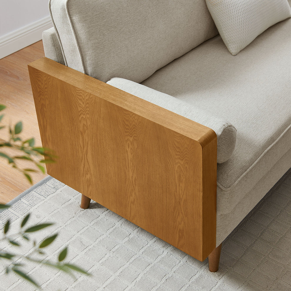 Kellan Heathered Fabric Upholstered Sofa by Modway | Sofas | Modishstore - 15