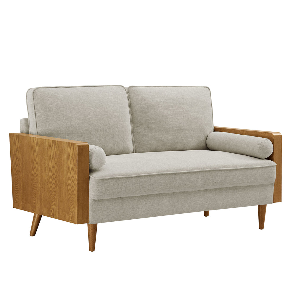 Kellan Heathered Weave Fabric Loveseat by Modway | Loveseats | Modishstore - 2