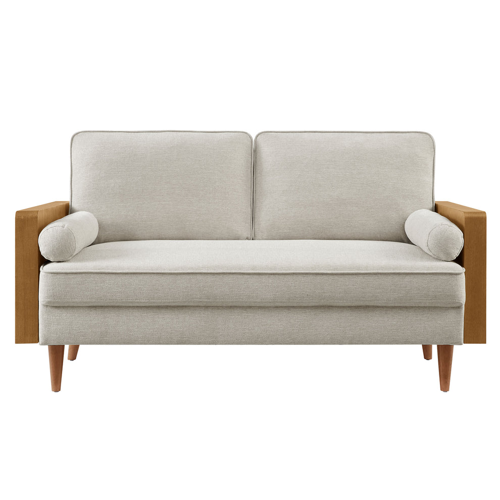 Kellan Heathered Weave Fabric Loveseat by Modway | Loveseats | Modishstore - 5