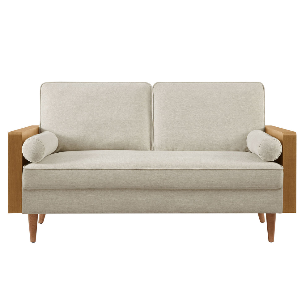 Kellan Heathered Weave Fabric Loveseat by Modway | Loveseats | Modishstore - 13