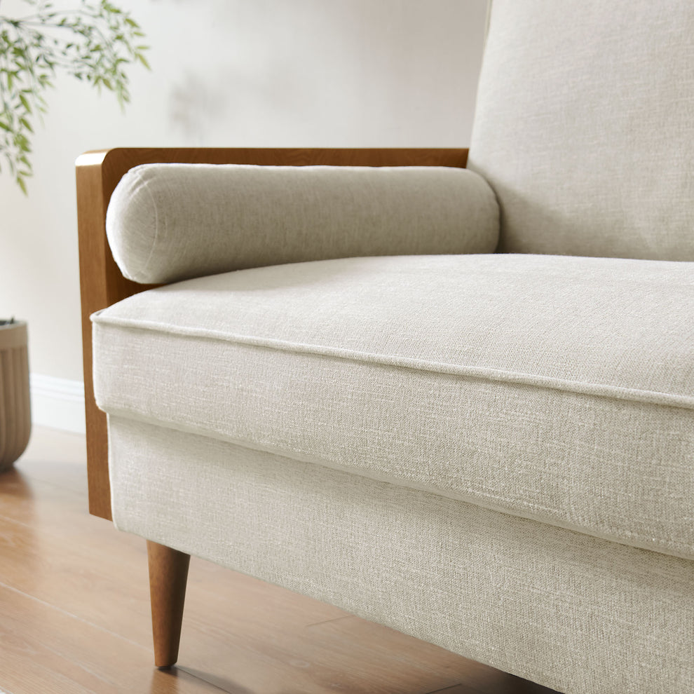 Kellan Heathered Weave Fabric Loveseat by Modway | Loveseats | Modishstore - 15