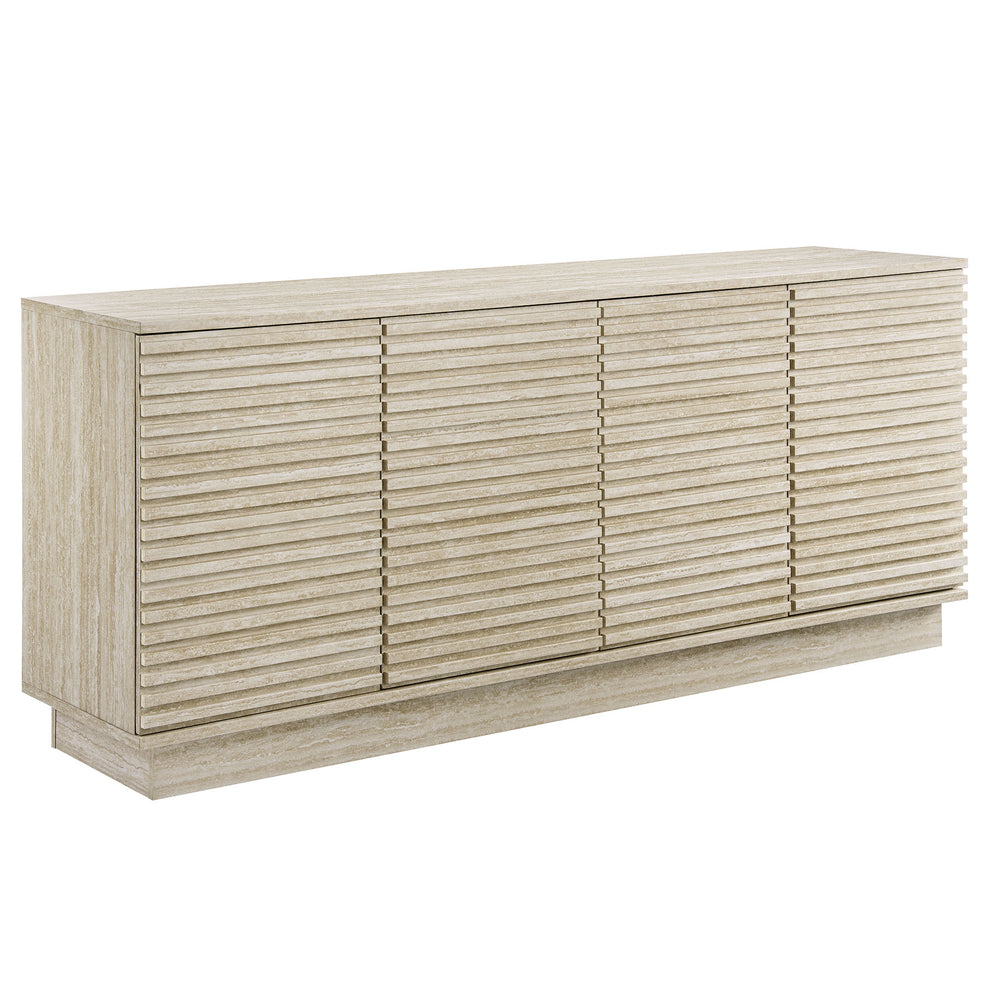 Render 70" Faux Travertine Sideboard Cabinet TV Stand by Modway | Tv Stands | Modishstore - 2