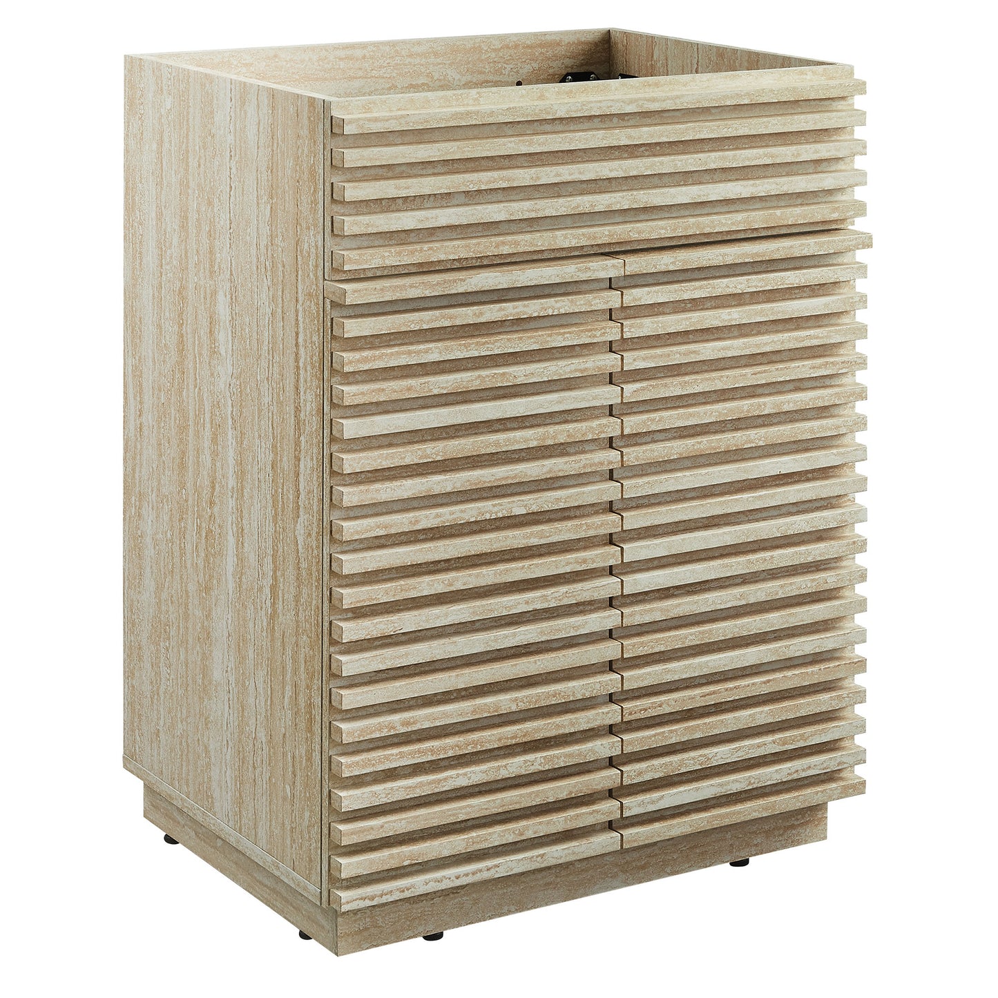 Render 24" Faux Travertine Bathroom Vanity Cabinet (Sink Not Included) by Modway | Bathroom Accessories | Modishstore - 2
