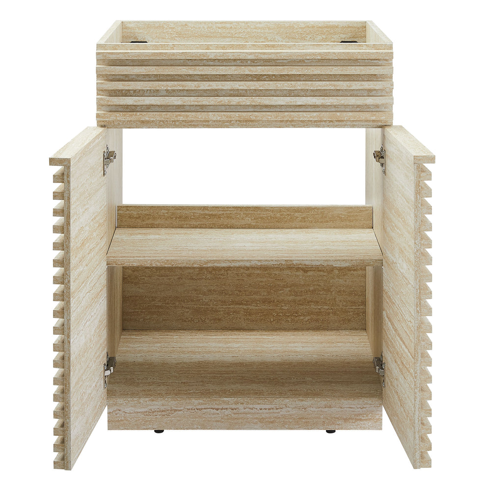 Render 24" Faux Travertine Bathroom Vanity Cabinet (Sink Not Included) by Modway | Bathroom Accessories | Modishstore - 6