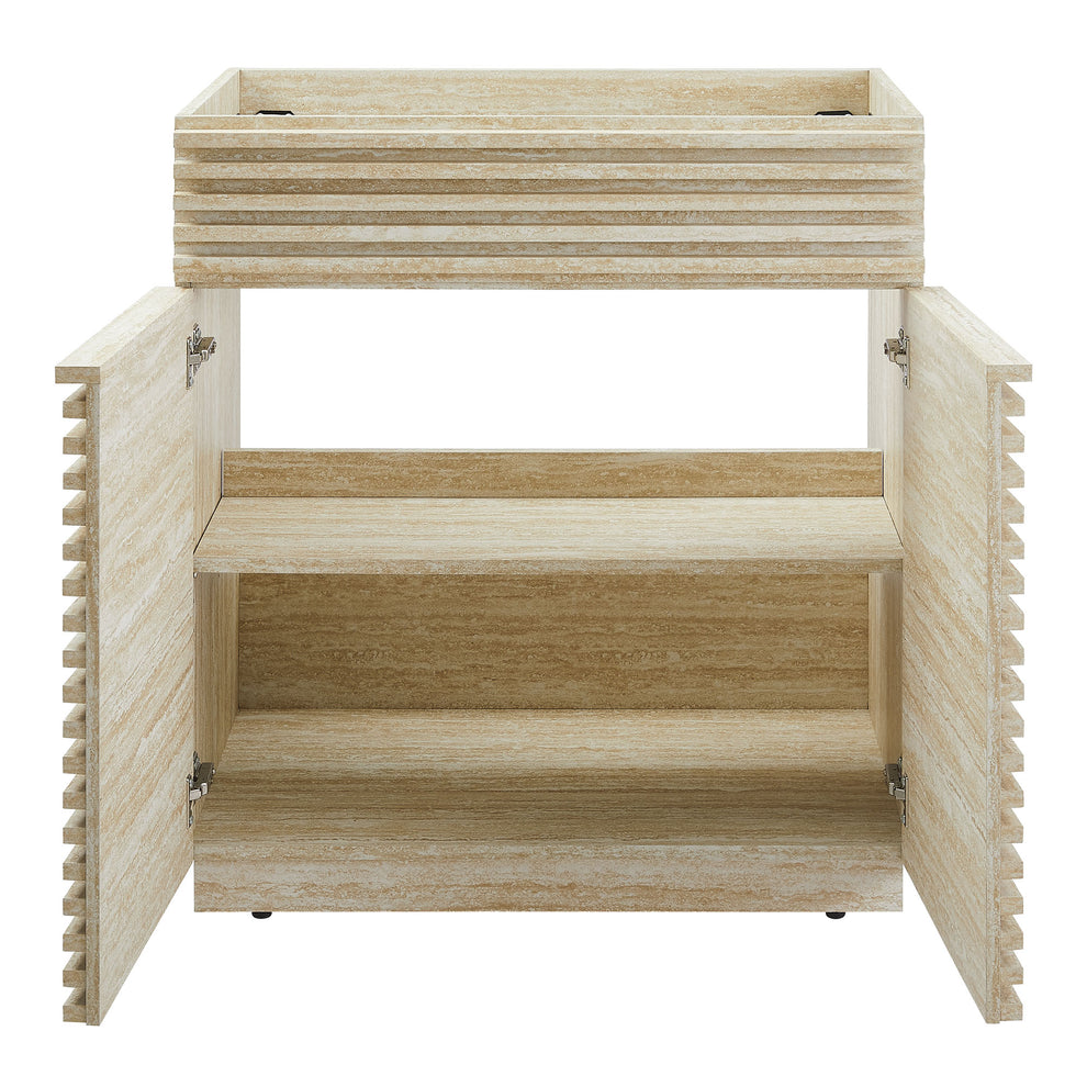 Render 30" Faux Travertine Bathroom Vanity Cabinet (Sink Not Included) by Modway | Bathroom Accessories | Modishstore - 6
