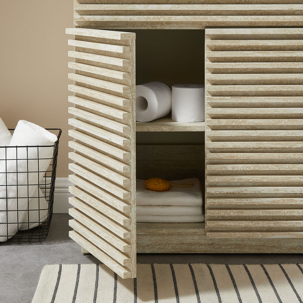 Render 30" Faux Travertine Bathroom Vanity Cabinet (Sink Not Included) by Modway | Bathroom Accessories | Modishstore - 8