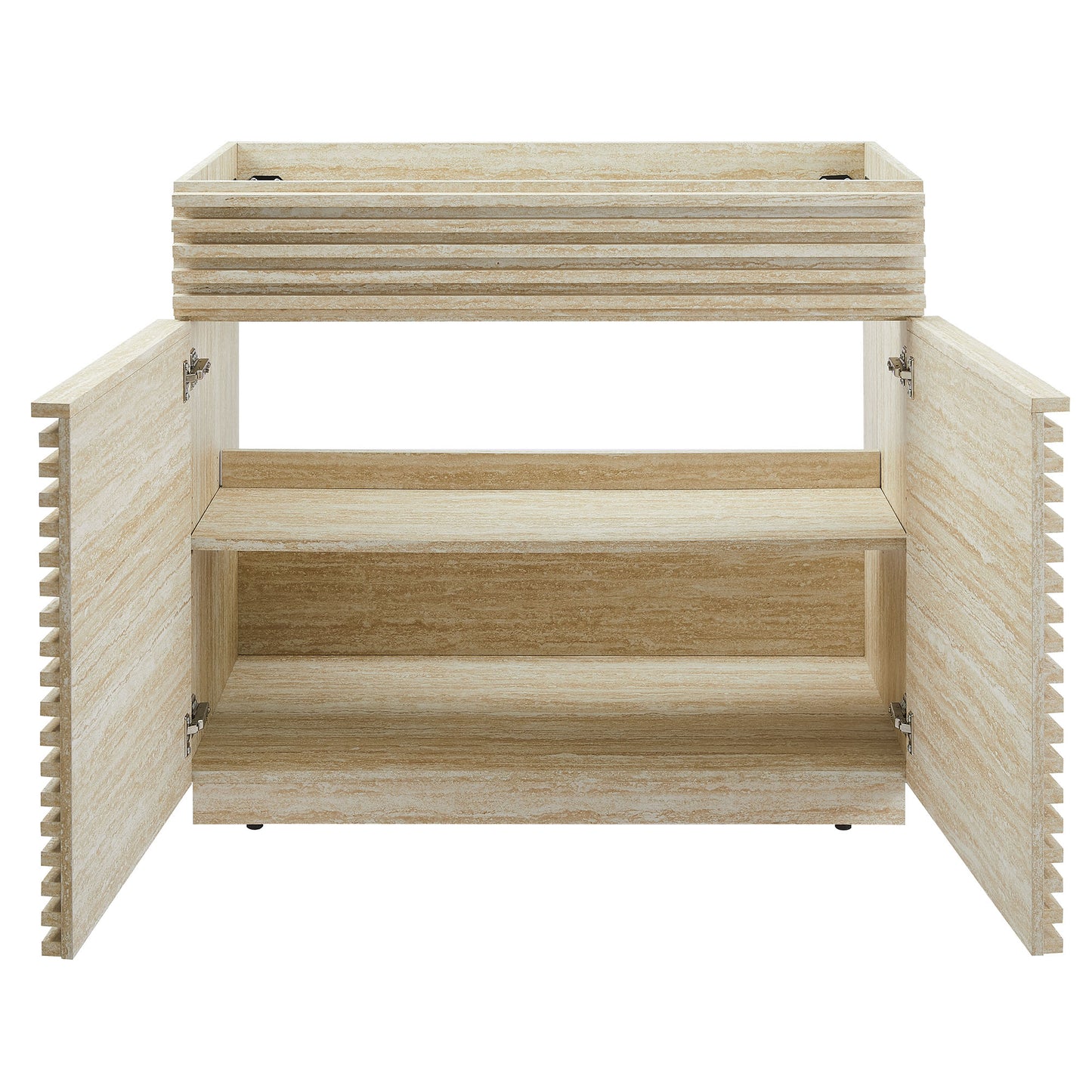 Render 36" Faux Travertine Bathroom Vanity Cabinet (Sink Not Included) by Modway | Bathroom Accessories | Modishstore - 6