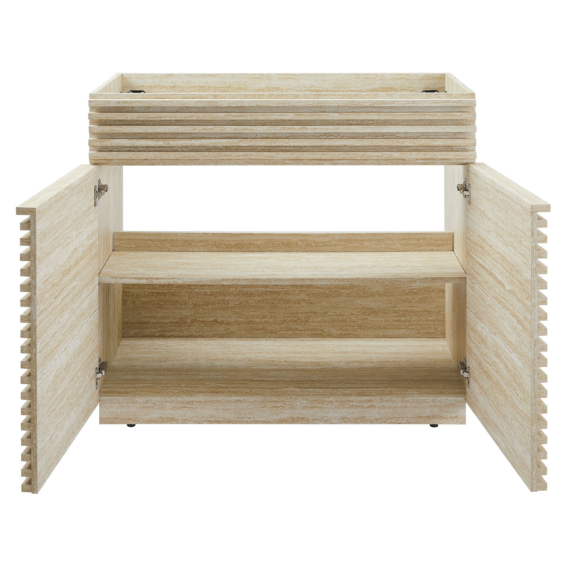 Render 36" Faux Travertine Bathroom Vanity Cabinet (Sink Not Included) by Modway | Bathroom Accessories | Modishstore - 6