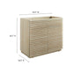 Render 36" Faux Travertine Bathroom Vanity Cabinet (Sink Not Included) by Modway | Bathroom Accessories | Modishstore - 10