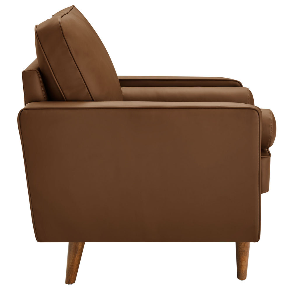 Valour Tufted Vegan Leather Accent Armchair by Modway | Accent Chairs | Modishstore - 3