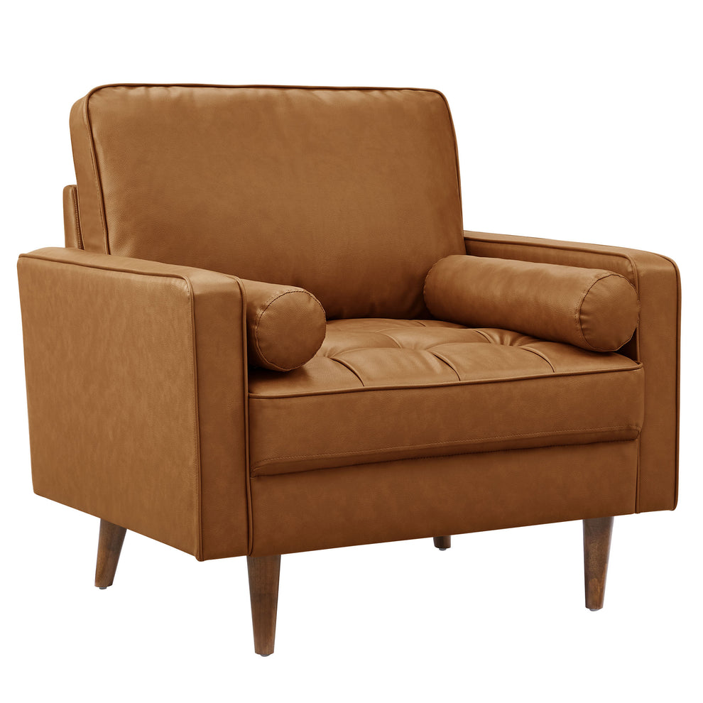 Valour Tufted Vegan Leather Accent Armchair by Modway | Accent Chairs | Modishstore - 10