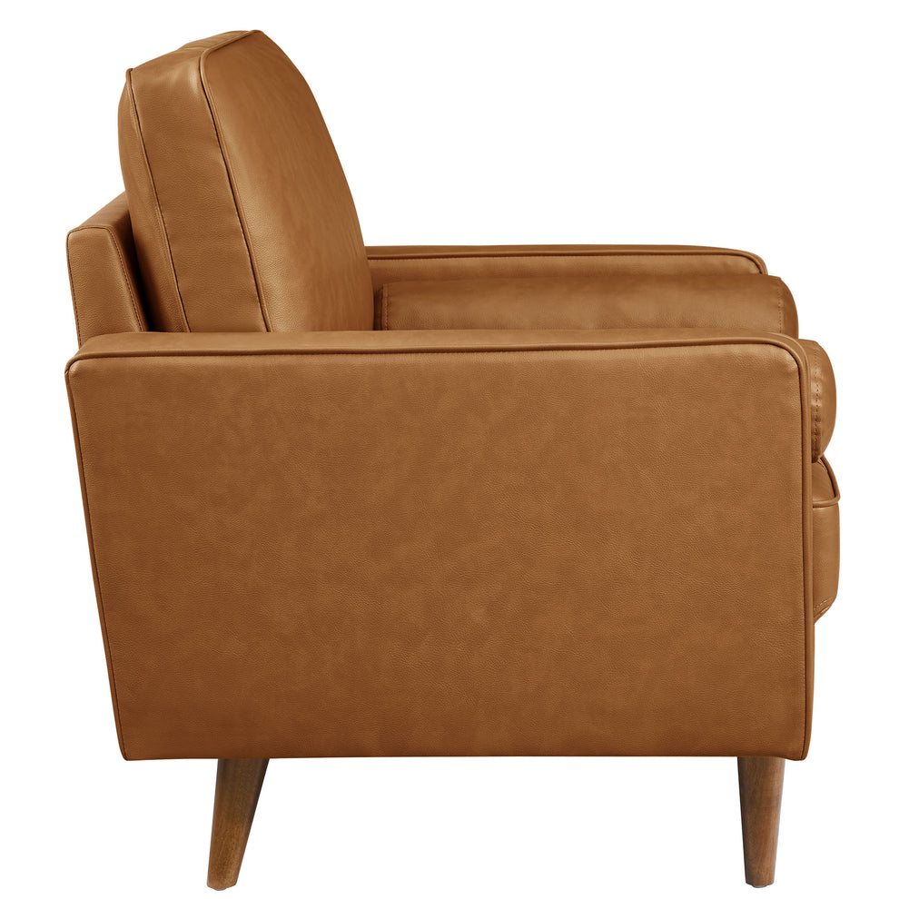 Valour Tufted Vegan Leather Accent Armchair by Modway | Accent Chairs | Modishstore - 11