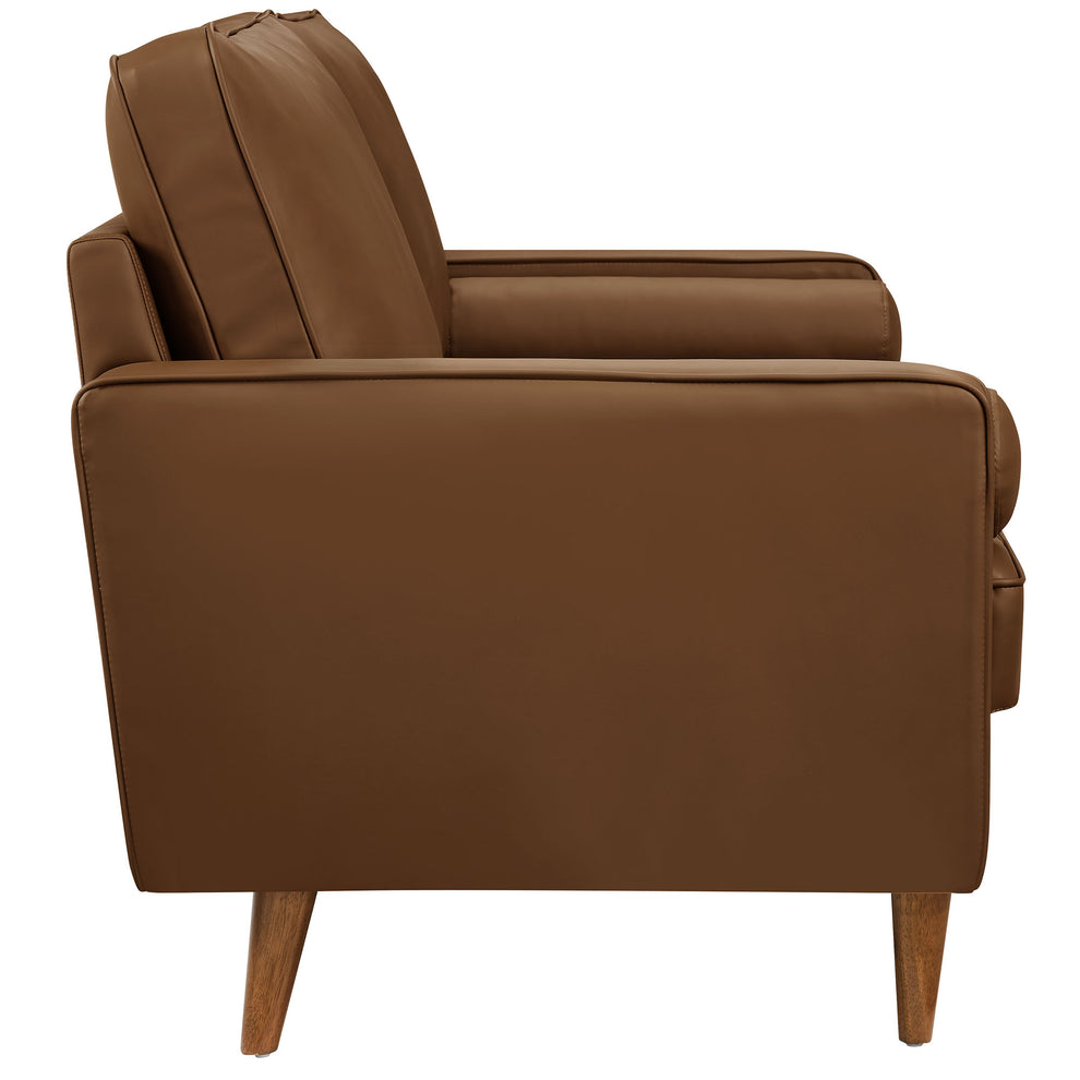 Valour Tufted Vegan Leather Loveseat by Modway | Loveseats | Modishstore - 3
