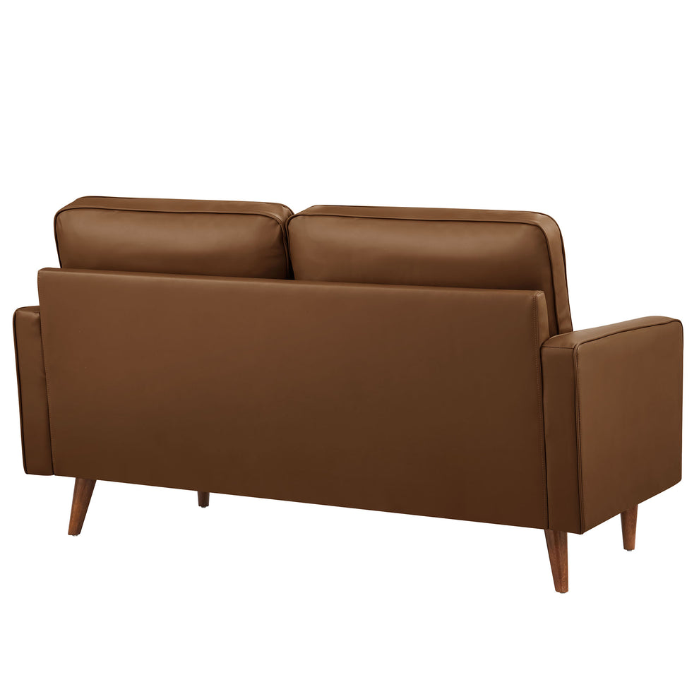 Valour Tufted Vegan Leather Loveseat by Modway | Loveseats | Modishstore - 4