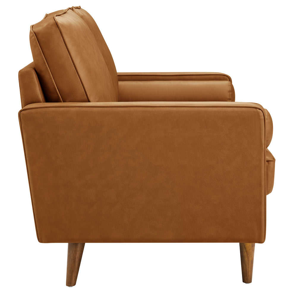 Valour Tufted Vegan Leather Loveseat by Modway | Loveseats | Modishstore - 11