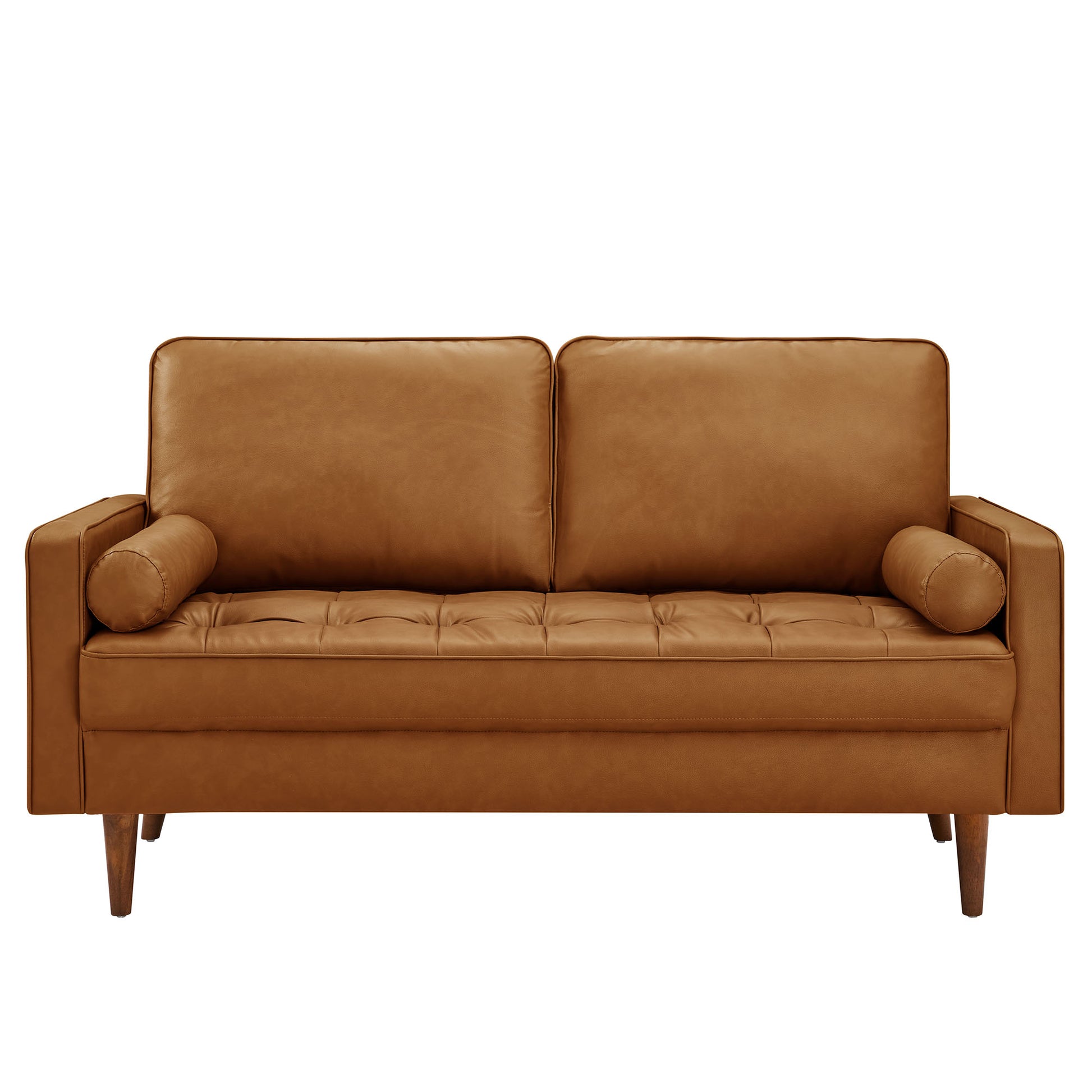 Valour Tufted Vegan Leather Loveseat by Modway | Loveseats | Modishstore - 13