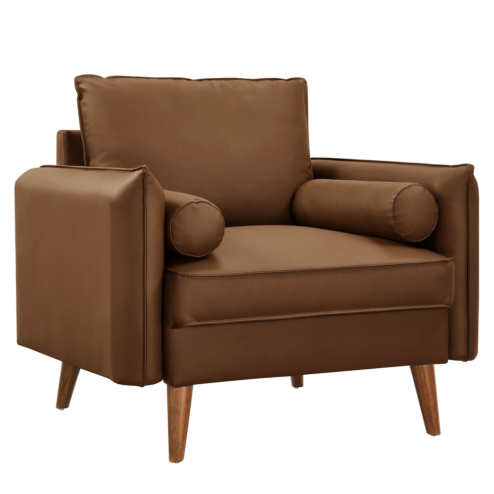 Revive Upholstered Vegan Leather Accent Armchair by Modway | Accent Chairs | Modishstore - 2