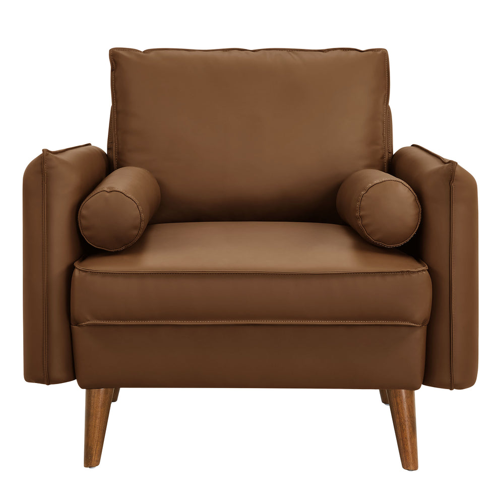 Revive Upholstered Vegan Leather Accent Armchair by Modway | Accent Chairs | Modishstore - 5