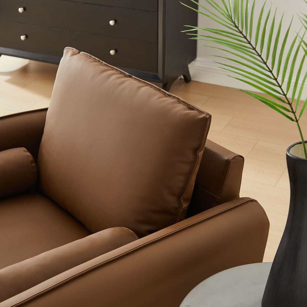 Revive Upholstered Vegan Leather Accent Armchair by Modway | Accent Chairs | Modishstore - 7