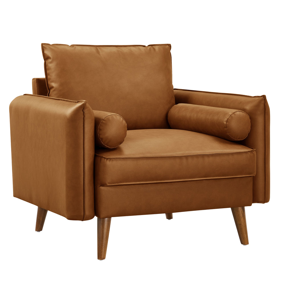 Revive Upholstered Vegan Leather Accent Armchair by Modway | Accent Chairs | Modishstore - 10