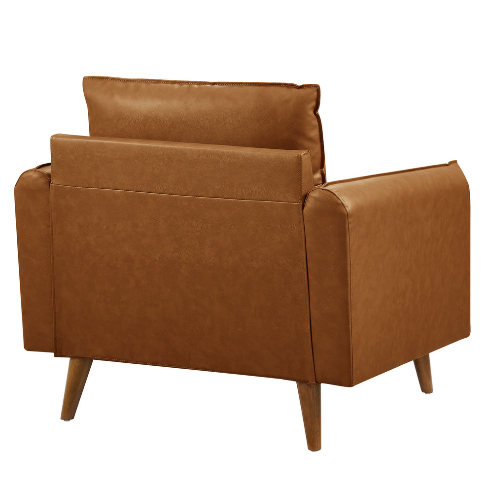 Revive Upholstered Vegan Leather Accent Armchair by Modway | Accent Chairs | Modishstore - 12