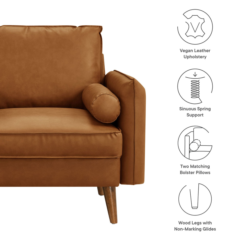 Revive Upholstered Vegan Leather Accent Armchair by Modway | Accent Chairs | Modishstore - 17