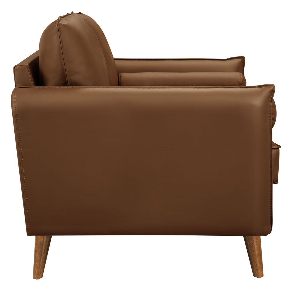 Revive Upholstered Vegan Leather Loveseat by Modway | Loveseats | Modishstore - 3