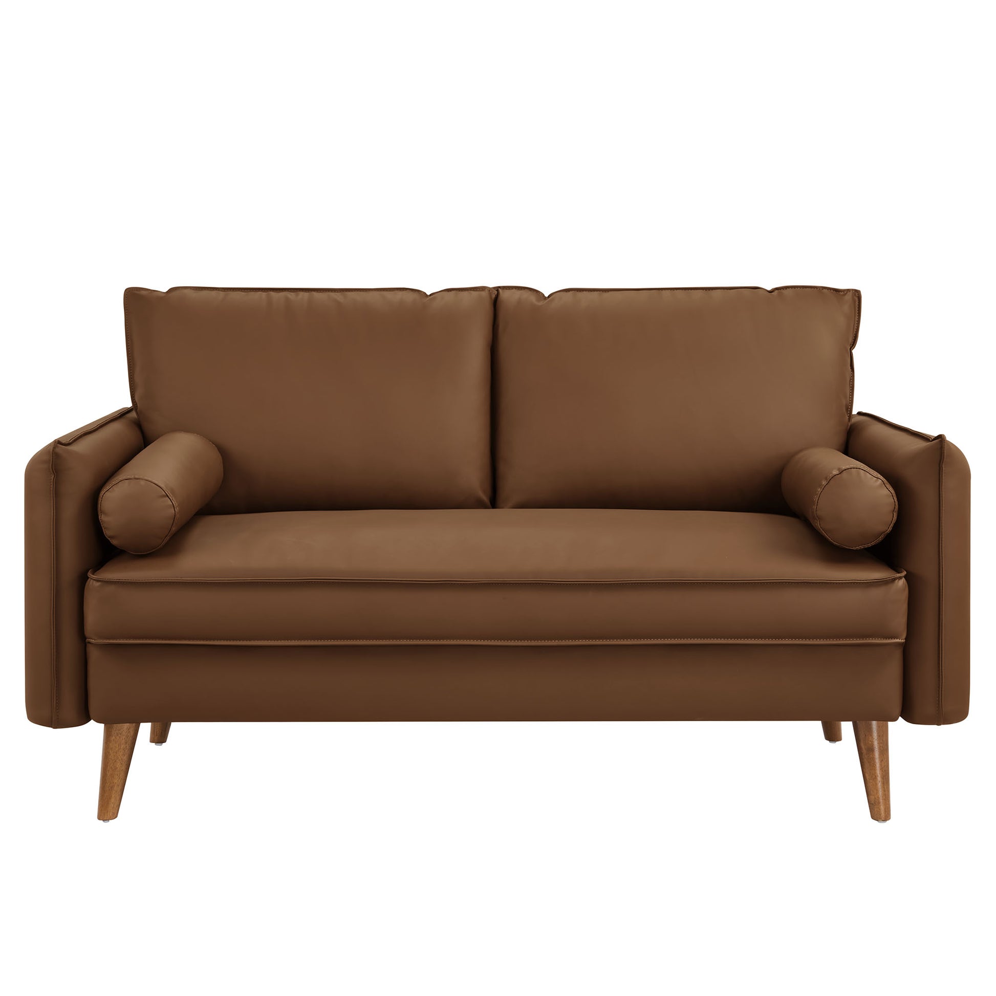 Revive Upholstered Vegan Leather Loveseat by Modway | Loveseats | Modishstore - 5