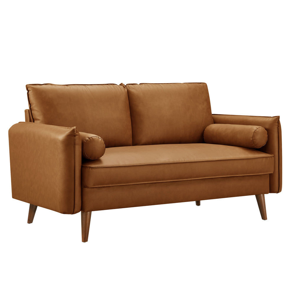 Revive Upholstered Vegan Leather Loveseat by Modway | Loveseats | Modishstore - 10