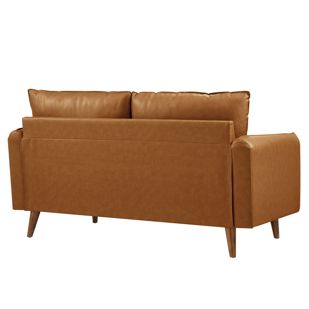 Revive Upholstered Vegan Leather Loveseat by Modway | Loveseats | Modishstore - 12