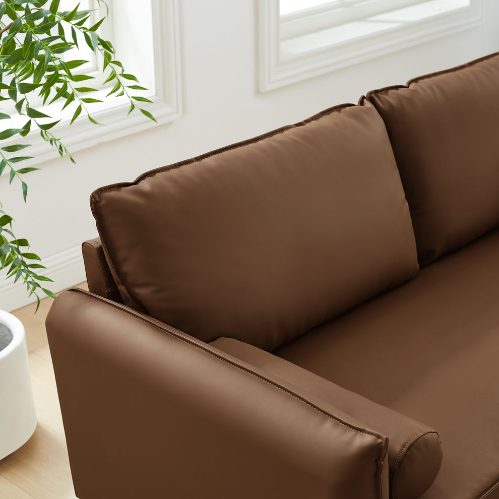 Revive Upholstered Vegan Leather Sofa by Modway | Sofas | Modishstore - 7
