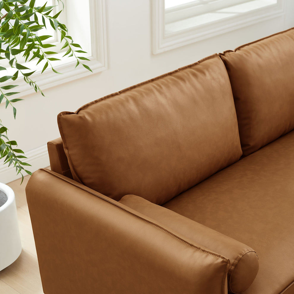 Revive Upholstered Vegan Leather Sofa by Modway | Sofas | Modishstore - 15