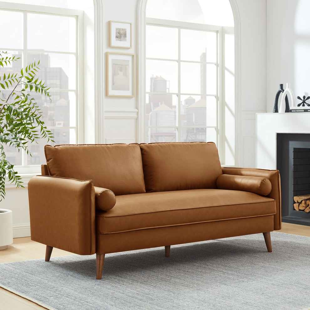 Revive Upholstered Vegan Leather Sofa by Modway | Sofas | Modishstore - 16