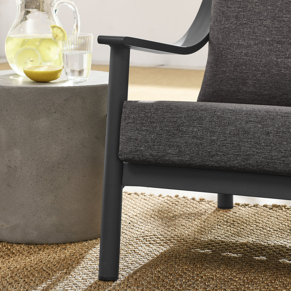 Terrace Outdoor Patio Aluminum Accent Armchair by Modway | Armchairs | Modishstore - 7