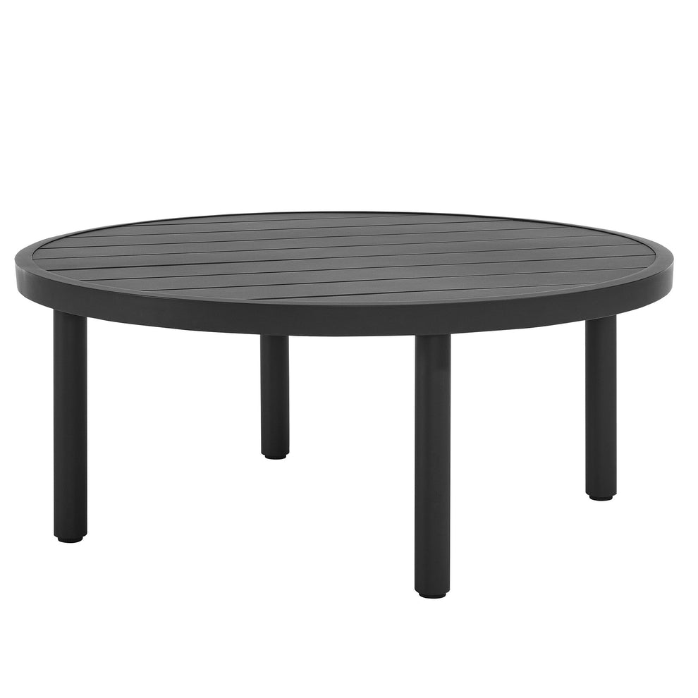 Terrace 35" Outdoor Patio Aluminum Round Coffee Table by Modway | Coffee Tables | Modishstore - 2