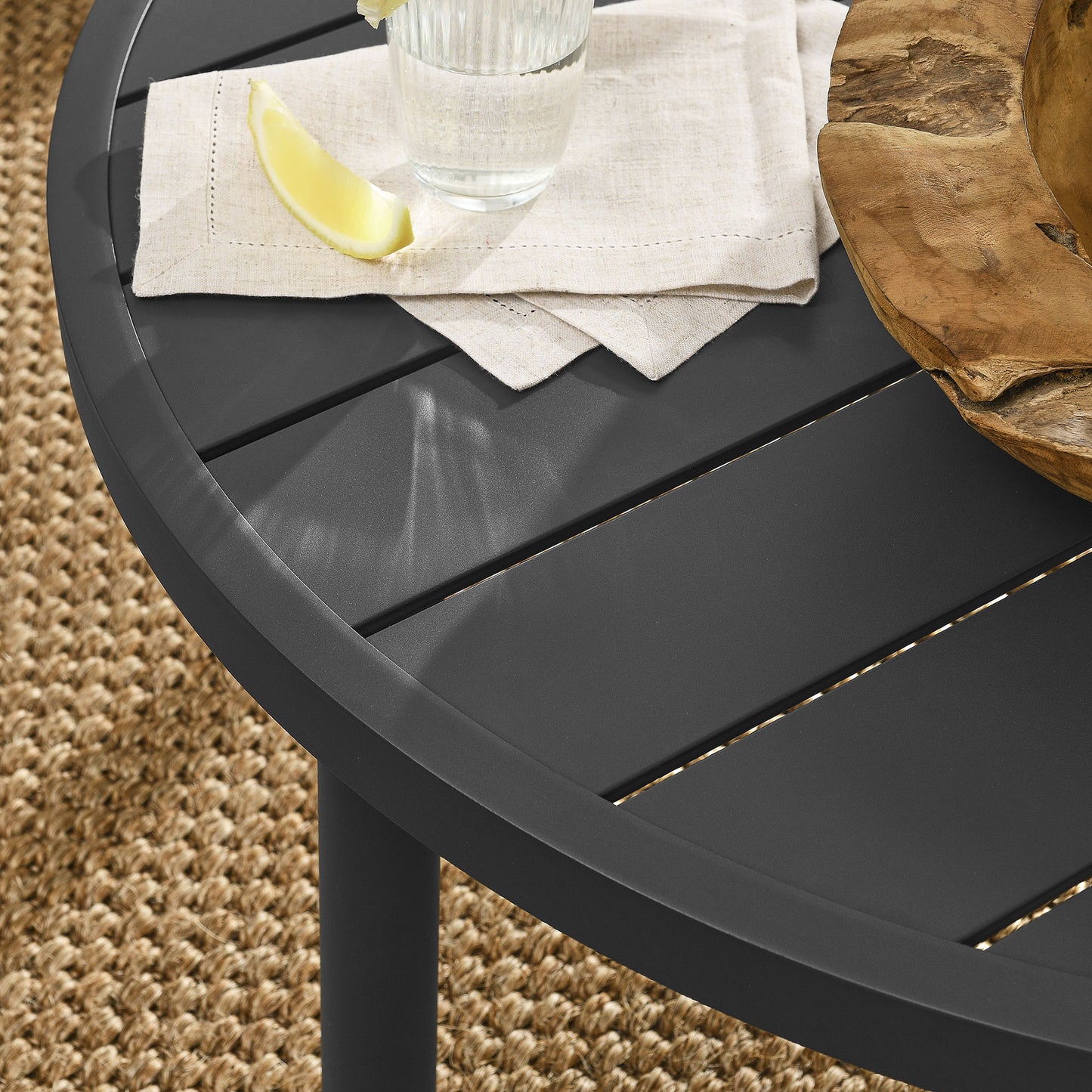 Terrace 35" Outdoor Patio Aluminum Round Coffee Table by Modway | Coffee Tables | Modishstore - 5